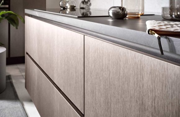 Küchentrends 2020 Häcker Metallic Optik und Haptik im Miele Center preissegger